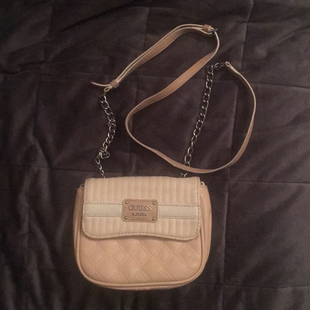 Nude pink Guess crossbody